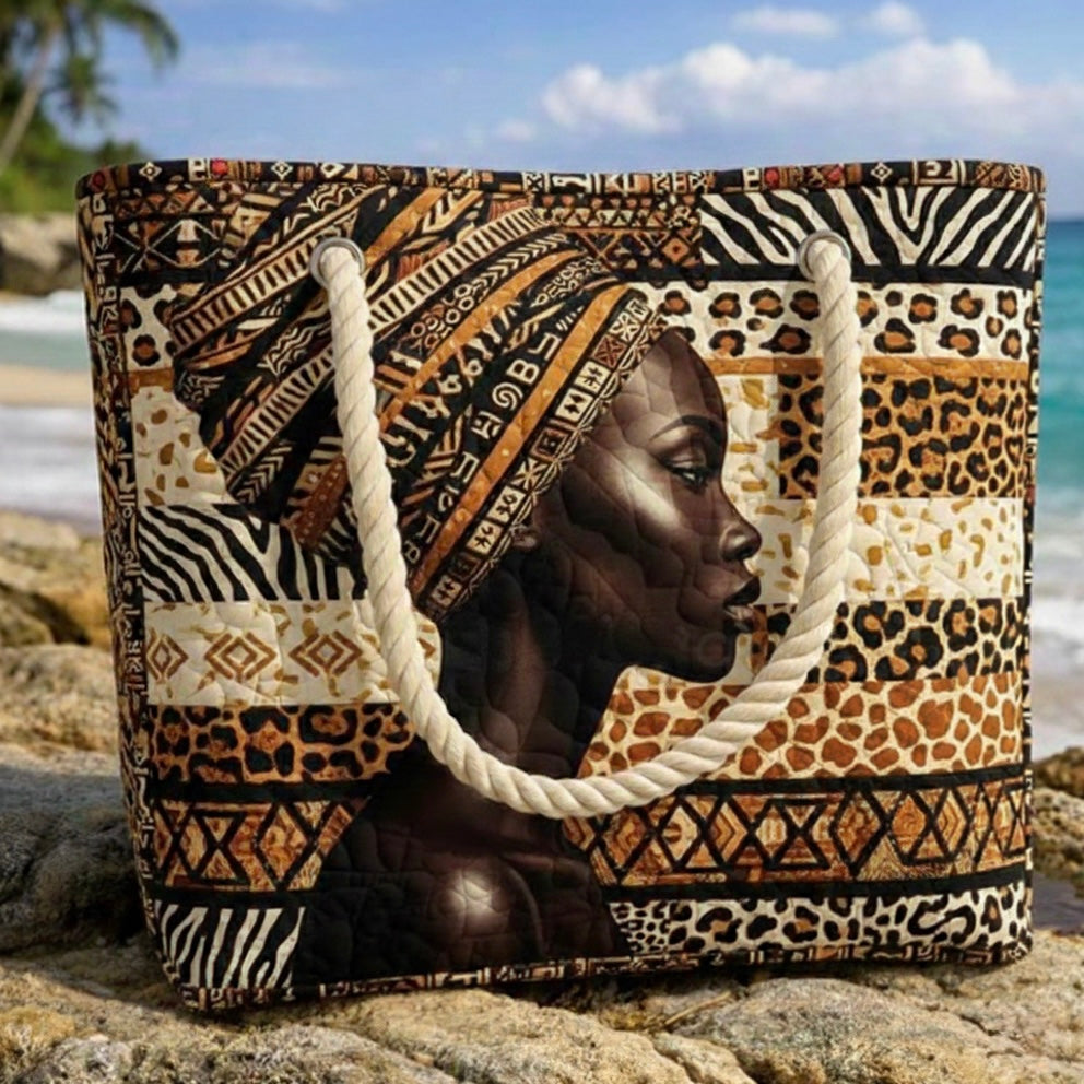 Handcrafted Beach Bag | Melanin Queen