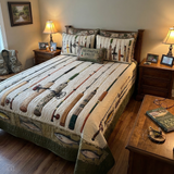 Vintage Tackle | 3-Piece Handcrafted Bedding Set