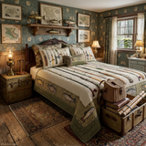 Vintage Tackle | 3-Piece Handcrafted Bedding Set