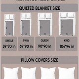 Petal Harmony | 3-Piece Handcrafted Bedding Set