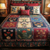 Wildflower Rows | 3-Piece Handcrafted Bedding Set